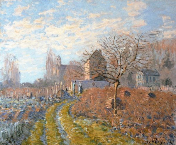 Hoar Frost - St. Martin's Summer by Alfred Sisley