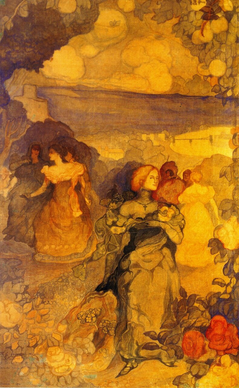 Homage a Villon by Charles Conder