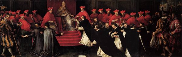 Honorius III Approving the Rule of St Dominic in 1216 by Leandro Bassano