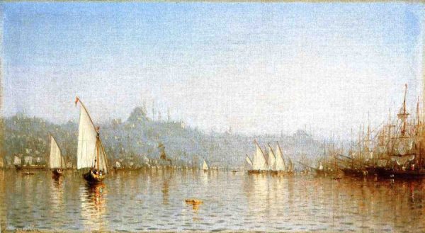 Constantinople, from the Golden Horn by Sanford Robinson Gifford