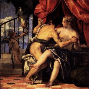 Venus and Mars with Cupid and a Horse by Paolo Veronese - hand-painted oil reproduction
