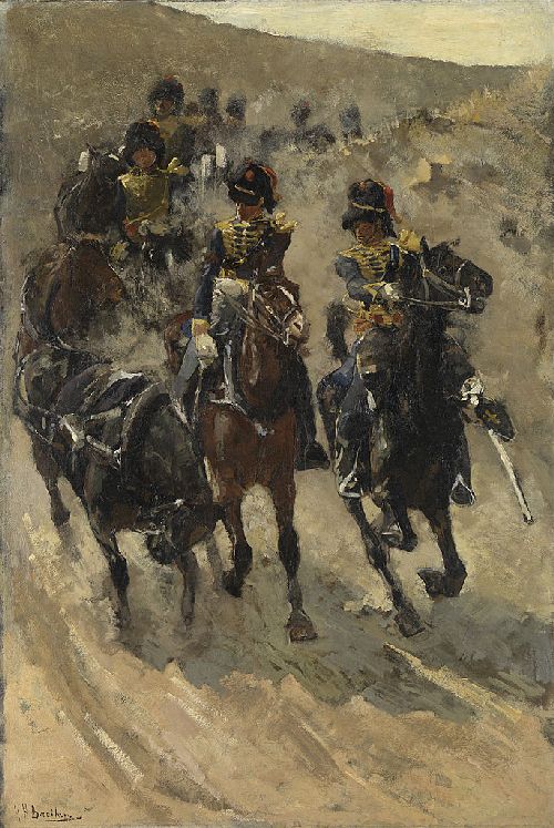Horse Artillery by George Hendrik Breitner