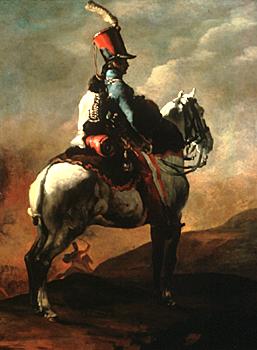 Trumpeter of the Hussars on Horseback