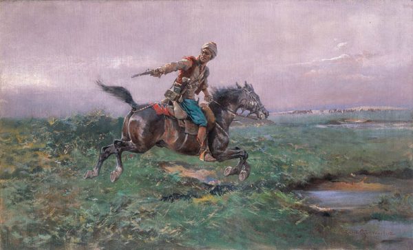 Horseman on the Steppe by Tadeusz Ajdukiewicz