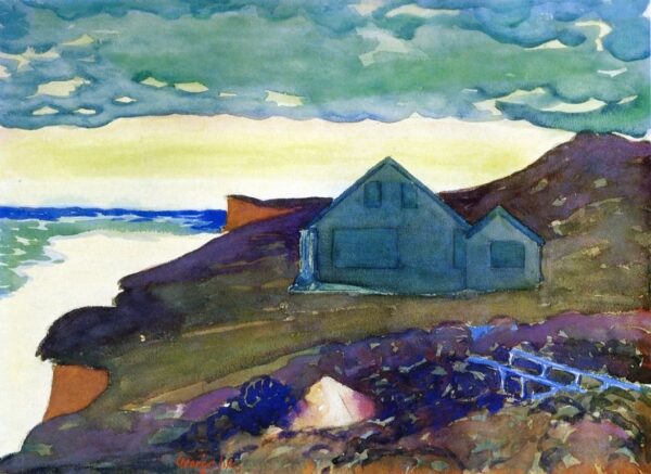 House on the Point by George Luks