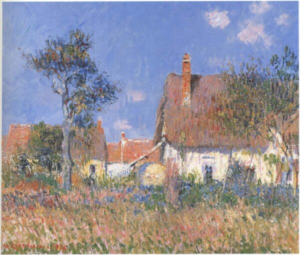 Houses in Normandy by Gustave Loiseau