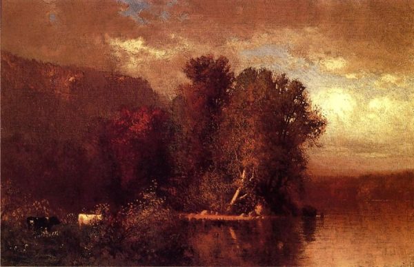 Hudson River Landscape by William Hart