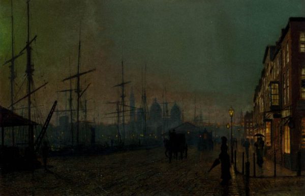 Humber Dockside, Hull by John Atkinson Grimshaw