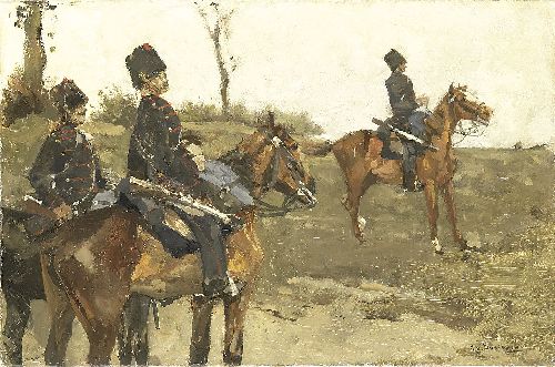 Hussars by George Hendrik Breitner