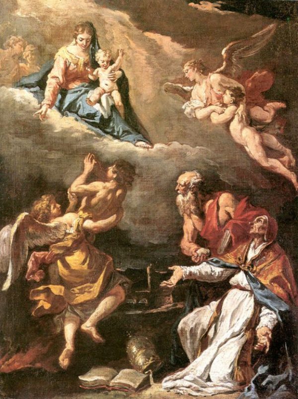 Pope Gregory the Great Saving the Souls of Purgatory II by Sebastiano Ricci