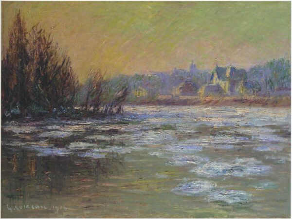 Ice on the Oise River II by Gustave Loiseau