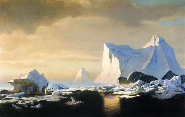 Icebergs in the Arctic by William Bradford
