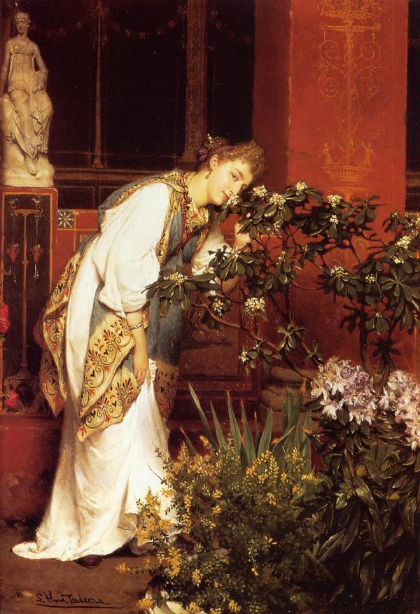 In the Peristyle by Lawrence Alma-Tadema