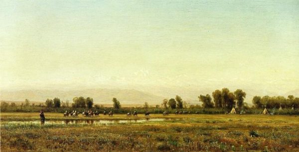 Indian Reservation by Thomas Worthington Whittredge