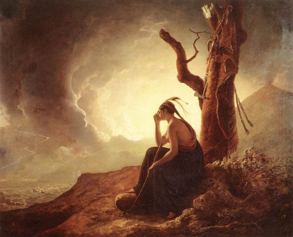 Indian Widow by Joseph Wright