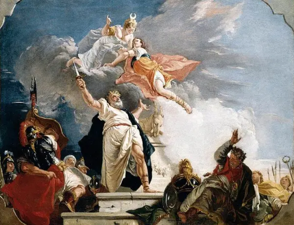 The Sacrifice of Iphigenia by Francesco Fontebasso