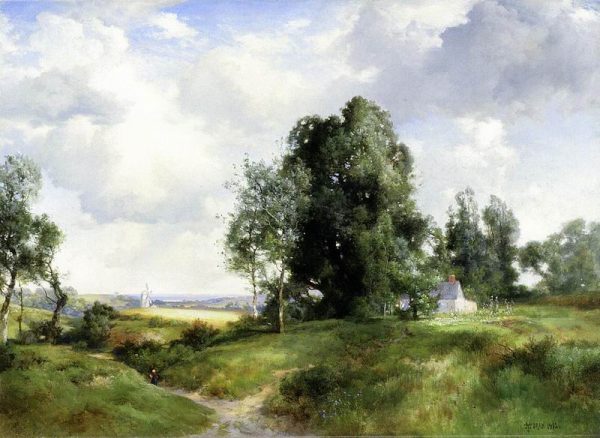 Old Windmill East Hampton Long Island New York by Thomas Moran