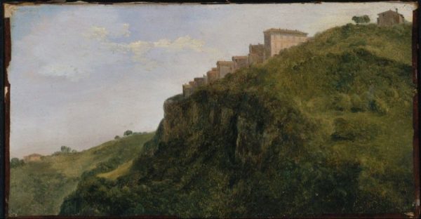 Italian Hill Town by Jean-Achille Benouville