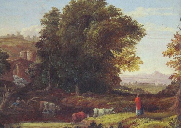 Italian Landscape With Aqueduct by George Inness