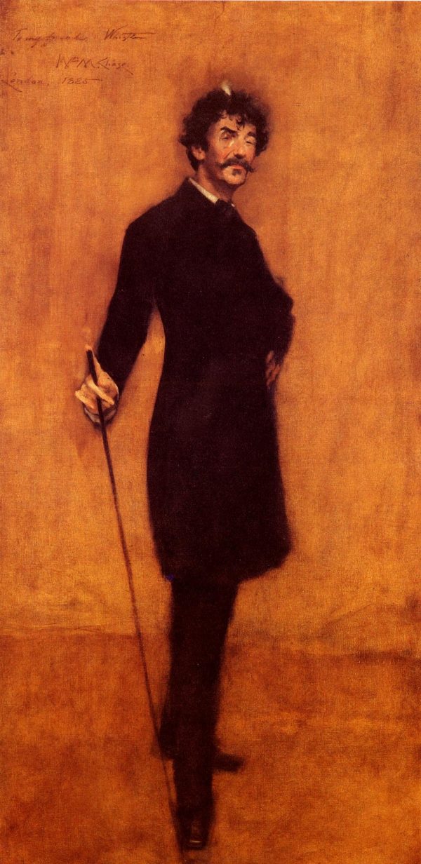 James Abbott McNeill Whistler by William Merritt Chase