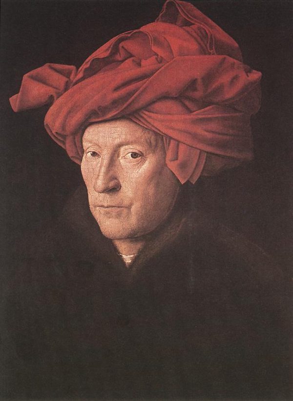 Man in a Turban by Jan Van Eyck