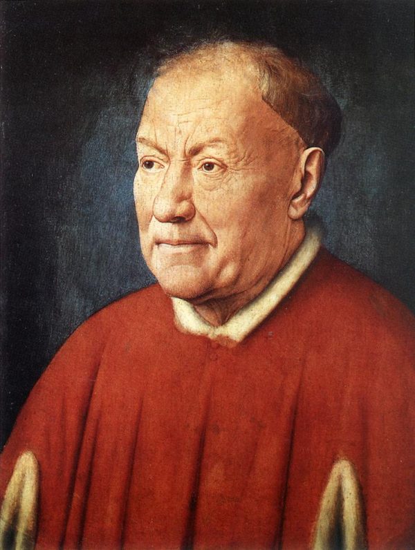 Portrait of Cardinal Niccolo Albergati by Jan Van Eyck