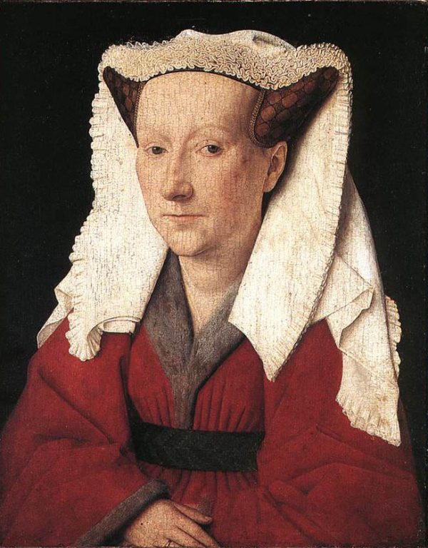 Portrait of Margareta van Eyck by Jan Van Eyck