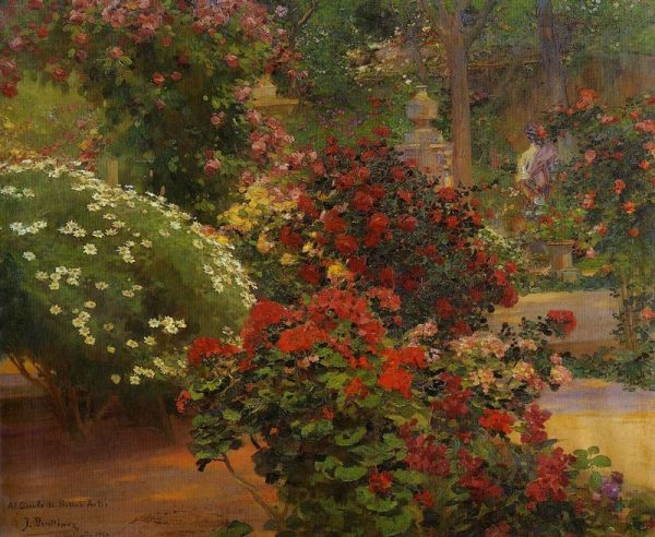 Jardin by Jose Benlliure y Gil