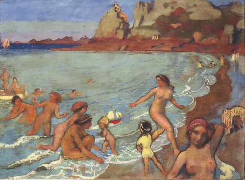 Jeux de Galatee a Trestrignel by Maurice Denis