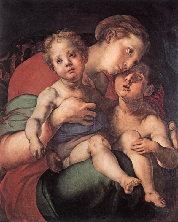 Madonna and Child with the Young Saint John by Jacopo Pontormo