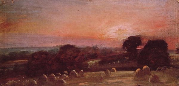 A Hayfield at East Bergholt by John Constable