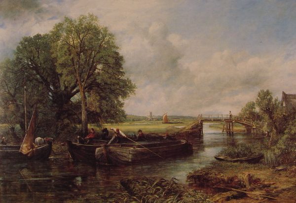A View on the Stour near Dedham by John Constable