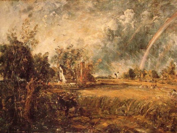 Cottage Rainbow Mill by John Constable