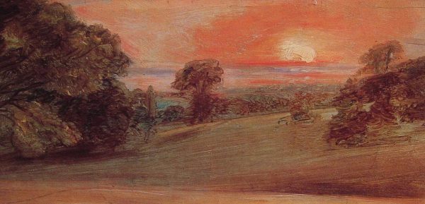 Evening Landscape at East Bergholt by John Constable