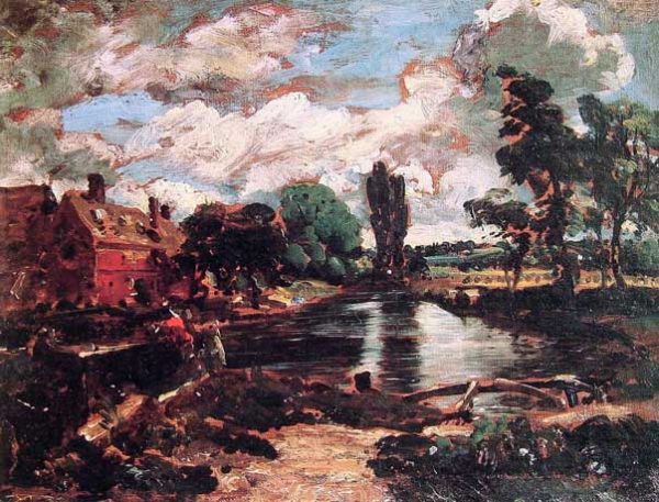 Flatford Mill from the Lock by John Constable