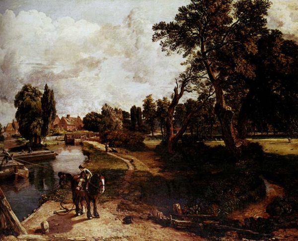Flatford Mill River by John Constable