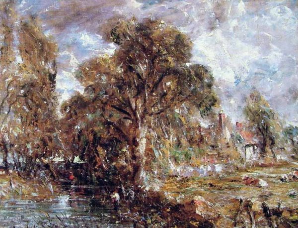 Scene on a River 2 by John Constable