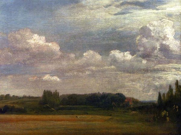 View Towards The Rectory From East Bergholt House by John Constable
