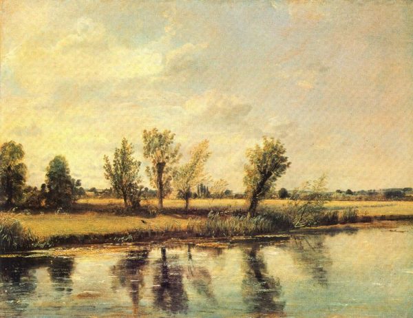 Water meadows near Salisbury by John Constable