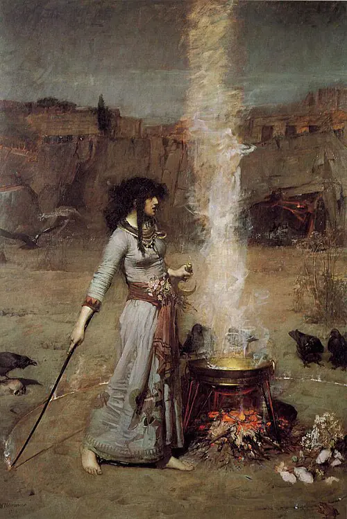 The Magic Circle by J. W. Waterhouse