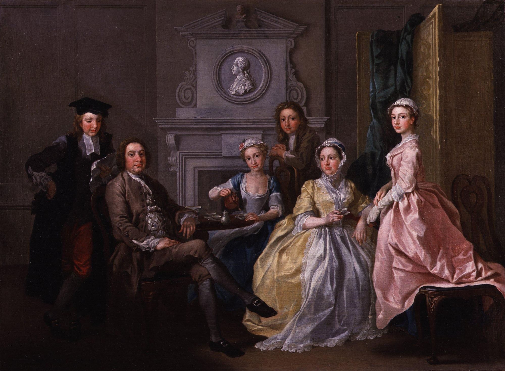 Jonathan Tyers and his Family by Francis Hayman - hand-painted oil reproduction