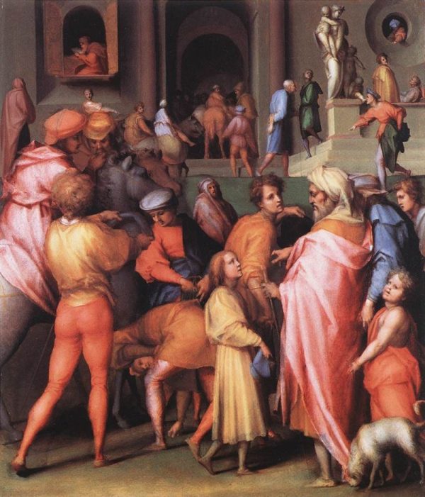 Joseph Being Sold to Potiphar by Jacopo Pontormo