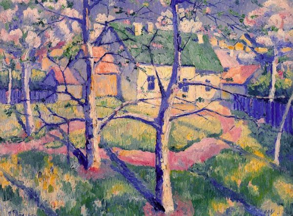 AppleTrees In Blossom by Kasimir Malevich