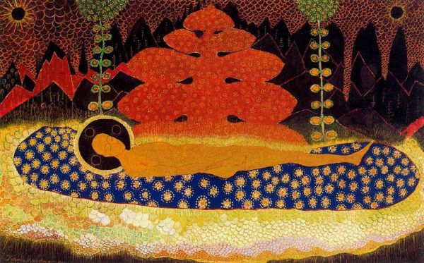 Epitafios The shroud of Christ by Kasimir Malevich