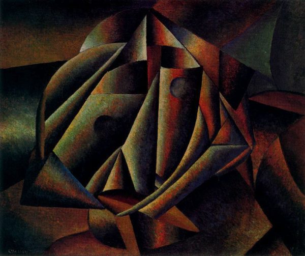 Face of a peasant girl by Kasimir Malevich