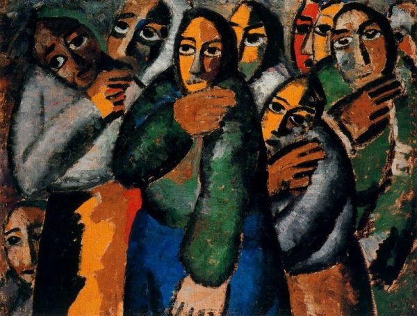 Peasant Womem at Church by Kasimir Malevich