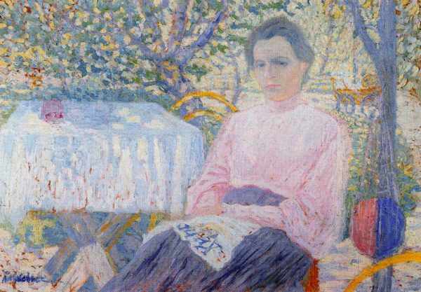 Portrait of Woman Pink by Kasimir Malevich
