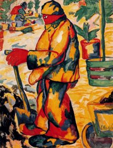 The Gardener by Kasimir Malevich - hand-painted oil reproduction