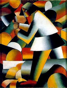 The Woodcutter by Kasimir Malevich - hand-painted oil reproduction