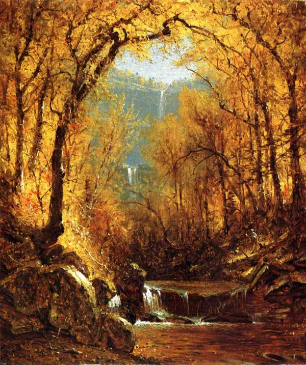 Kauterskill Falls by Sanford Robinson Gifford